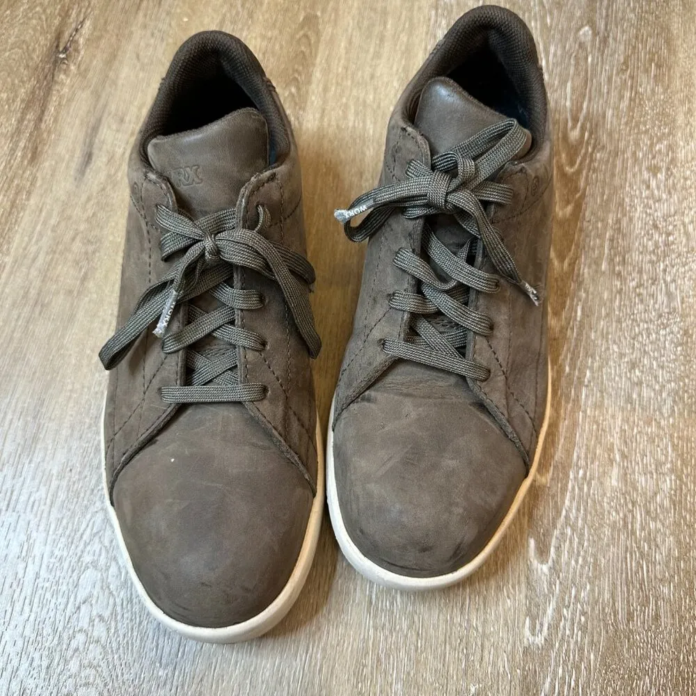 Worx by Red Wing Nitro Olive Green Oxford Lace Up Safety Shoes Womens 8.5 W - Image 4