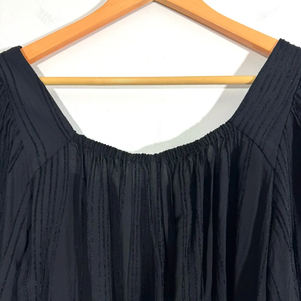 Gentle Fawn Rosas Black Textured Boho Blouse - Image 12