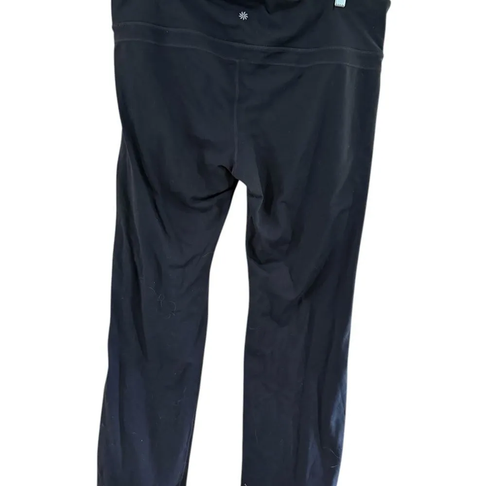 Athleta Black Wide Leg Pants Flowy Comfort - Image 10