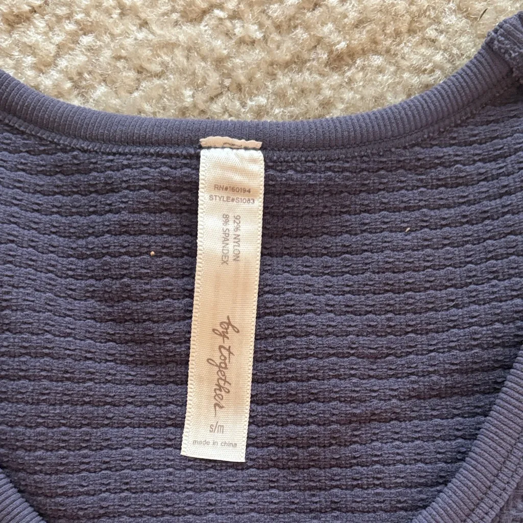 By Together Navy Blue Crop Top - Image 4