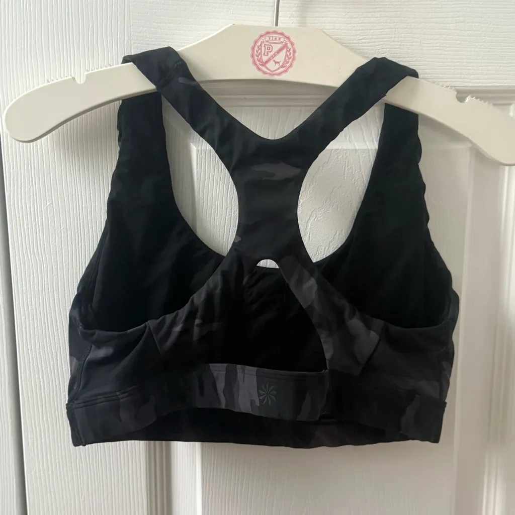 Athleta Ultimate Camo Sports Bra in Black and Gray - Image 4
