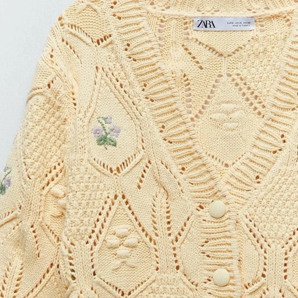 Blogger’s Fav|ZARA Floral Knit Detailed Cardigan - Image 12