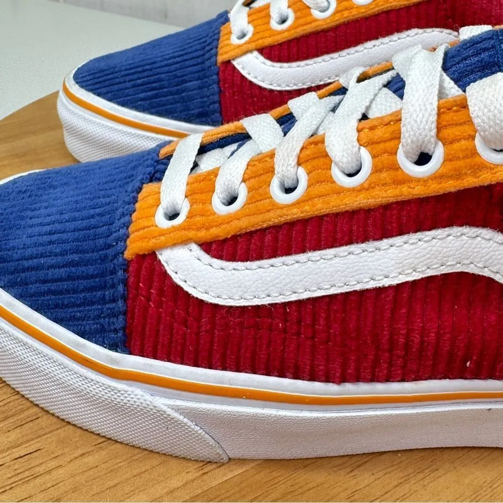 Vans Old Skool Corduroy‎ Colorblock Lace Up Sneakers Shoes 4.5 Men 6 Women - Image 7