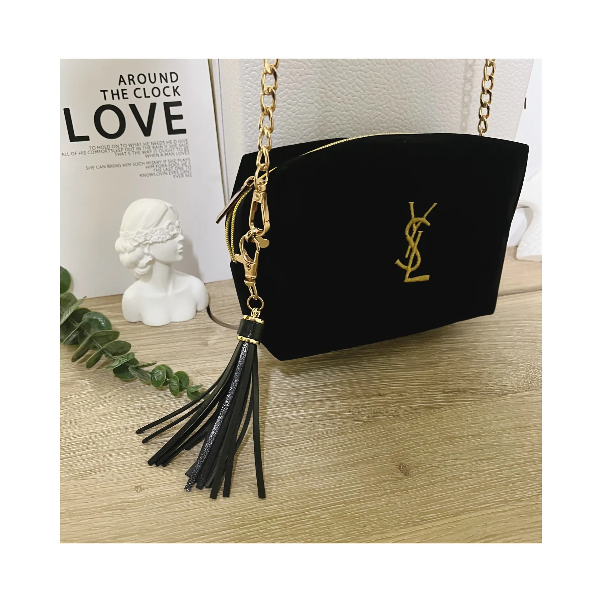 cosmetic Bag Pouch clutch Crossbody Bag - Image 3