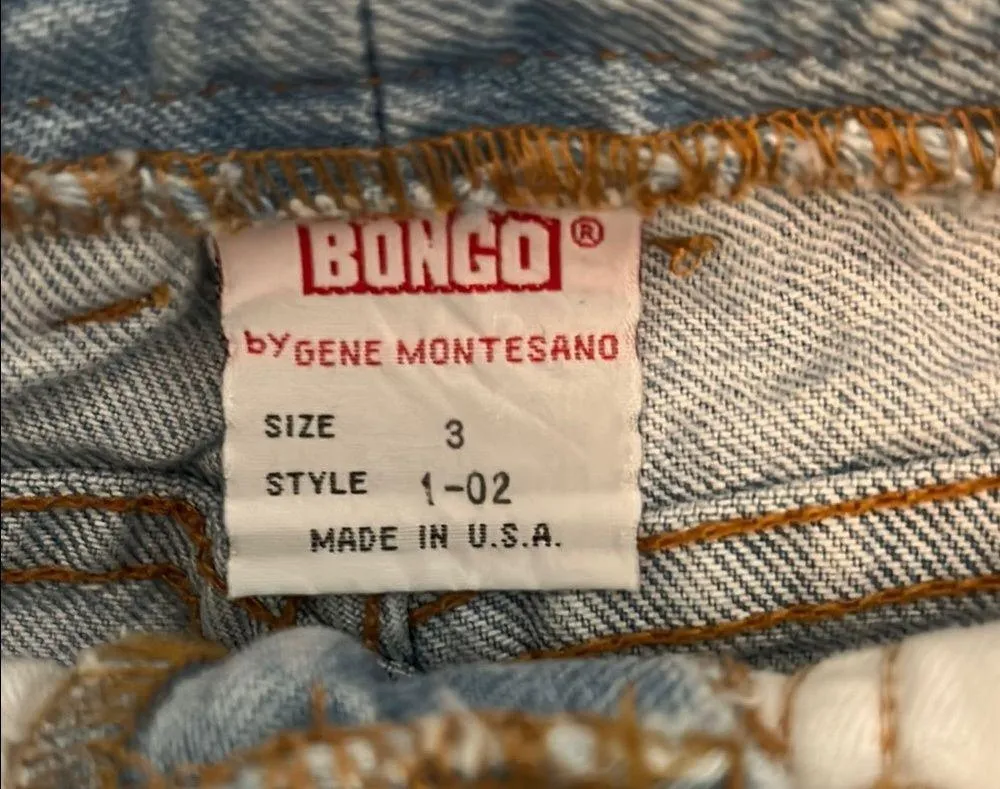 Vintage bongo light wash high rise high waisted straight leg jeans 90s 1990s - Image 7