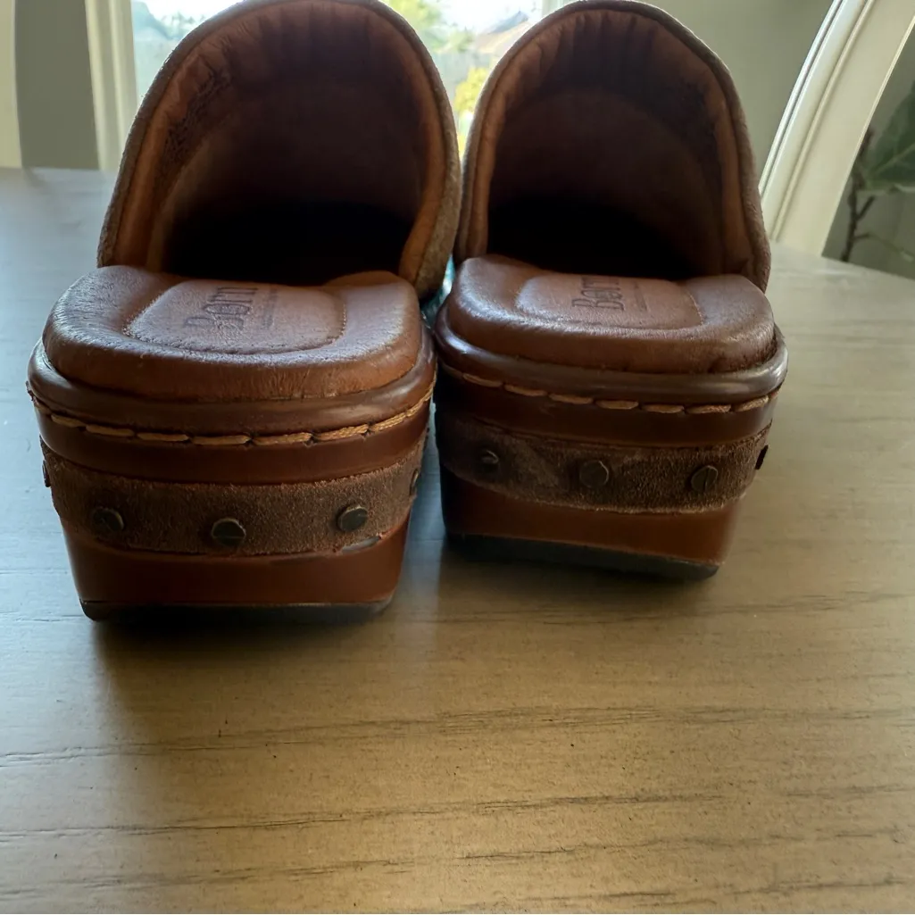 Born Bandy Blanket clog turquoise sz 7 NEW Blue - Image 5