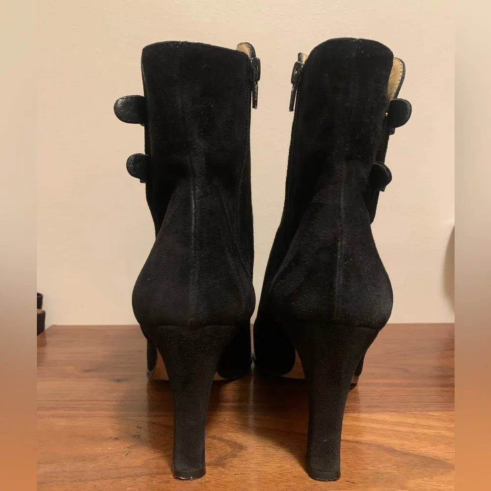 Chantal Italy Black suede leather size 10M - Image 10