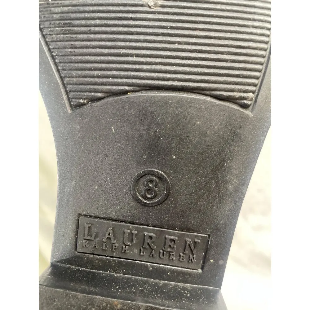 Lauren Ralph Lauren Women's Black Rain Boots/Shoes Size 8 SKU 3195 - Image 6