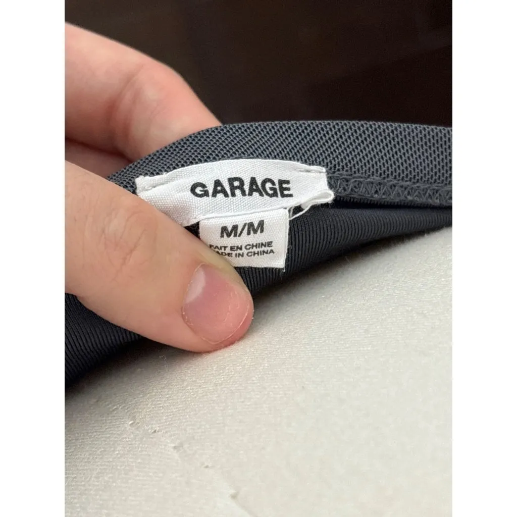 Women’s Garage Medium Grey Mesh Bandeau Top w/ Side Cinch - Image 4