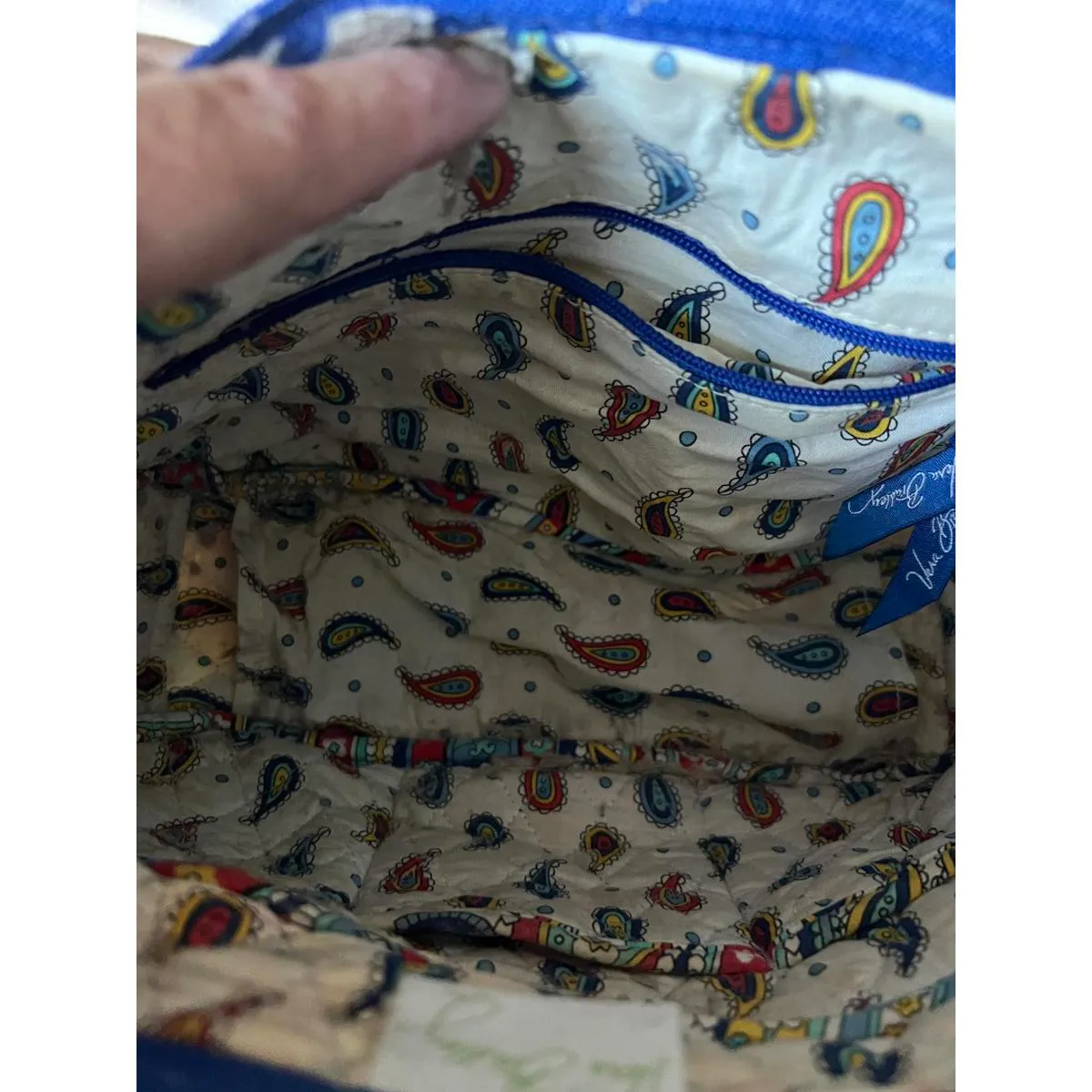 Vera Bradley Quilted Paisley Print Shoulder Bag - Image 9