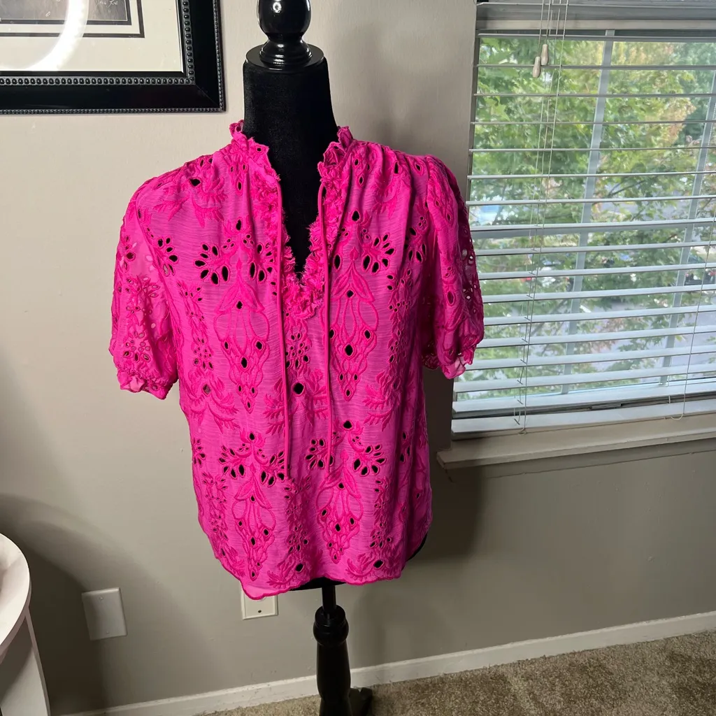 Generation Love Lara‎ embroidered blouse small - Image 6