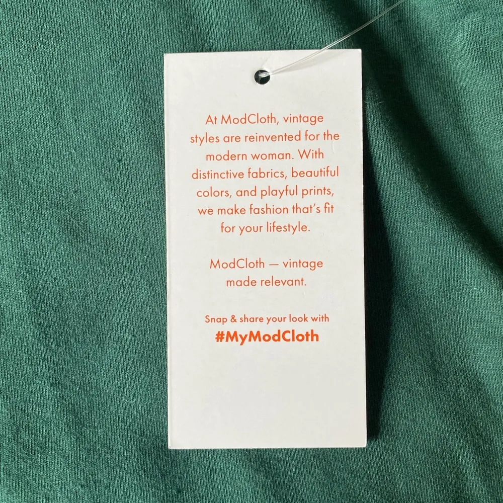 Modcloth  Emerald Green Collared Top Size 3X - Image 10