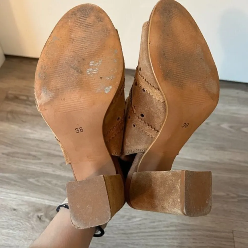 Steve Madden Isabelle Suede Sandal Heels Size 7 - Image 9