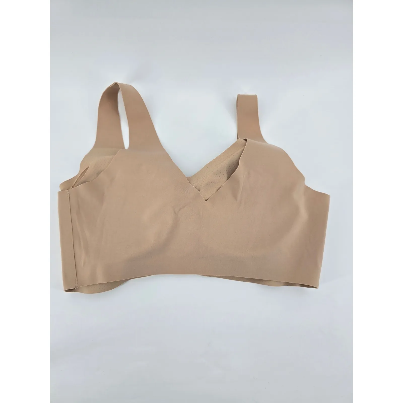 HONEYLOVE Sculptflex Bralette Comfort Support Nude Large Tan - Image 3