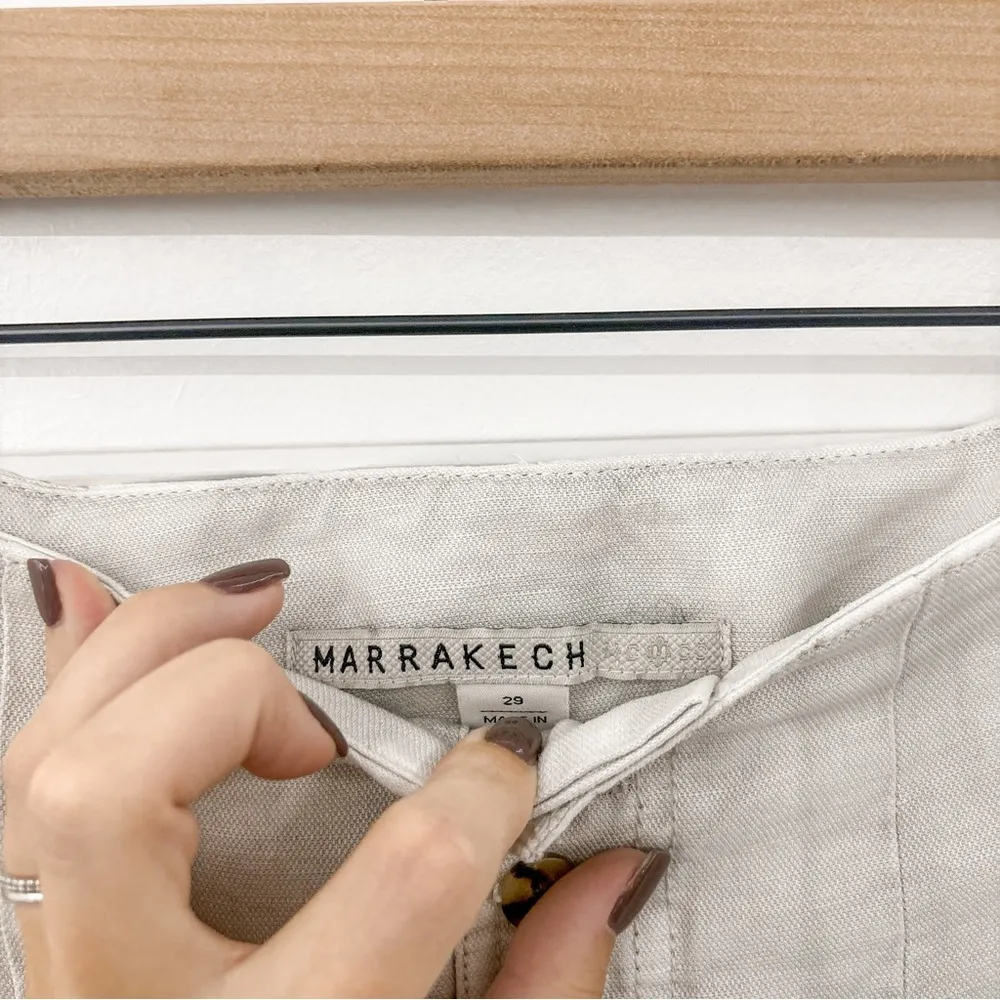 Anthropologie Marrakech Nicola Pleated Pants Linen - Image 5