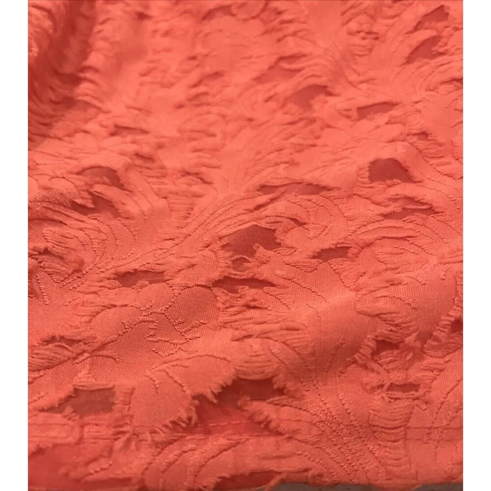 Lauren Conrad Flocked Ruffle Sleeveless Tank Top 3X Women's Shirt Spanish Coral - Image 14