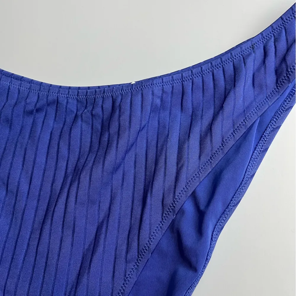 Aerie • NWT Blue Ribbed Shine Cheekiest Bikini Bottom - Image 3