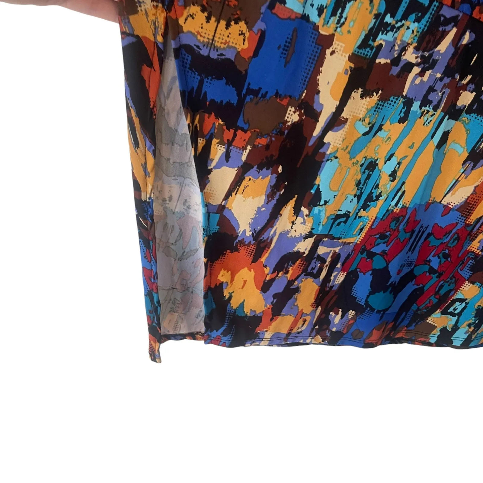 Notations‎ Women's Size Small P Multicolored Aztec Western Maxi Skirt - Image 5