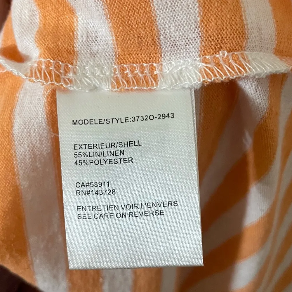 Tribal Linen Blend Top size Large - Image 4