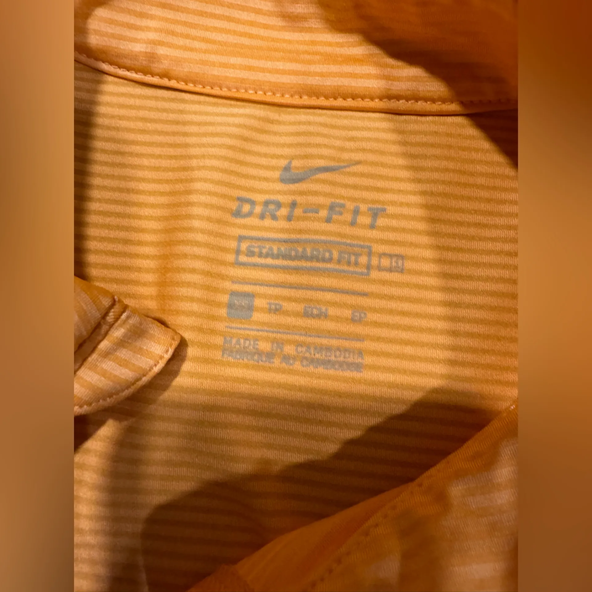 Nike Women's Orange Long Sleeve Quarter-Zip Top - Image 11