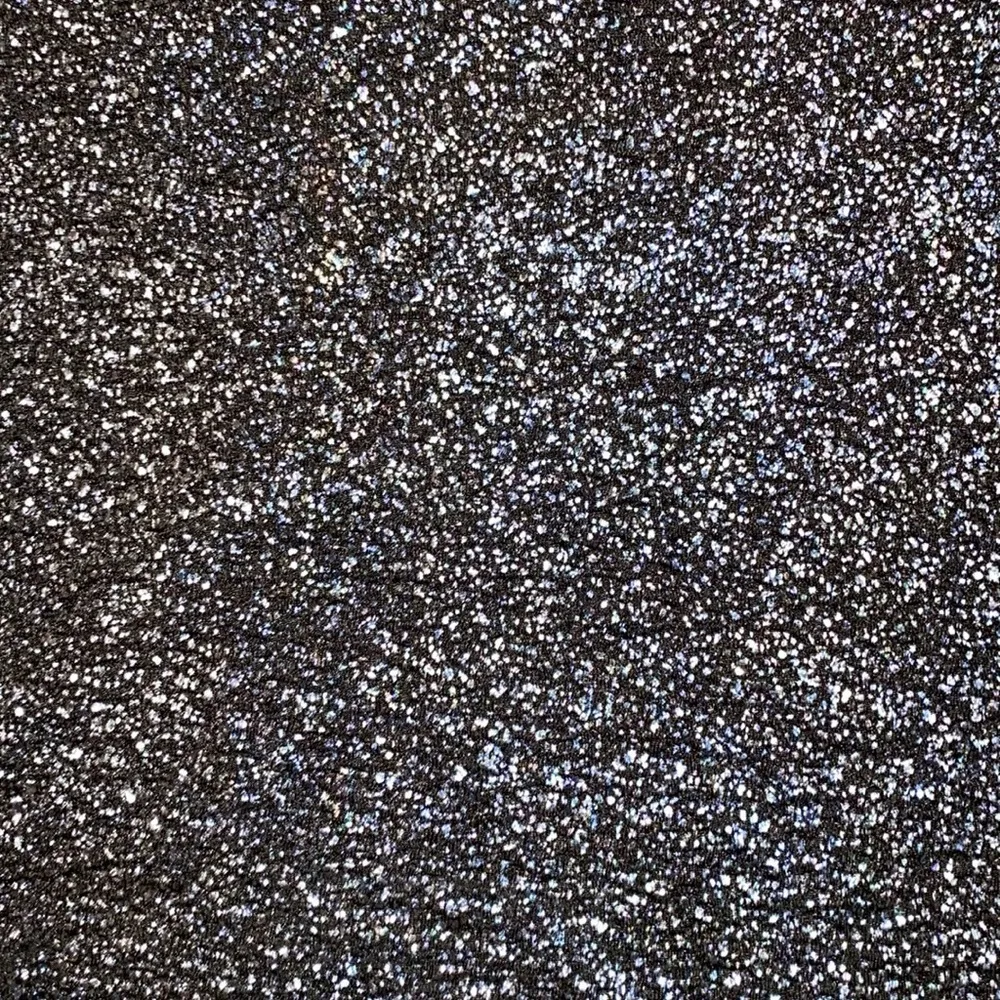 VTG MEZZANINE BLACK FOIL LONG SLEEVE TIGHT FIT MINI BODYCON DRESS - Image 4