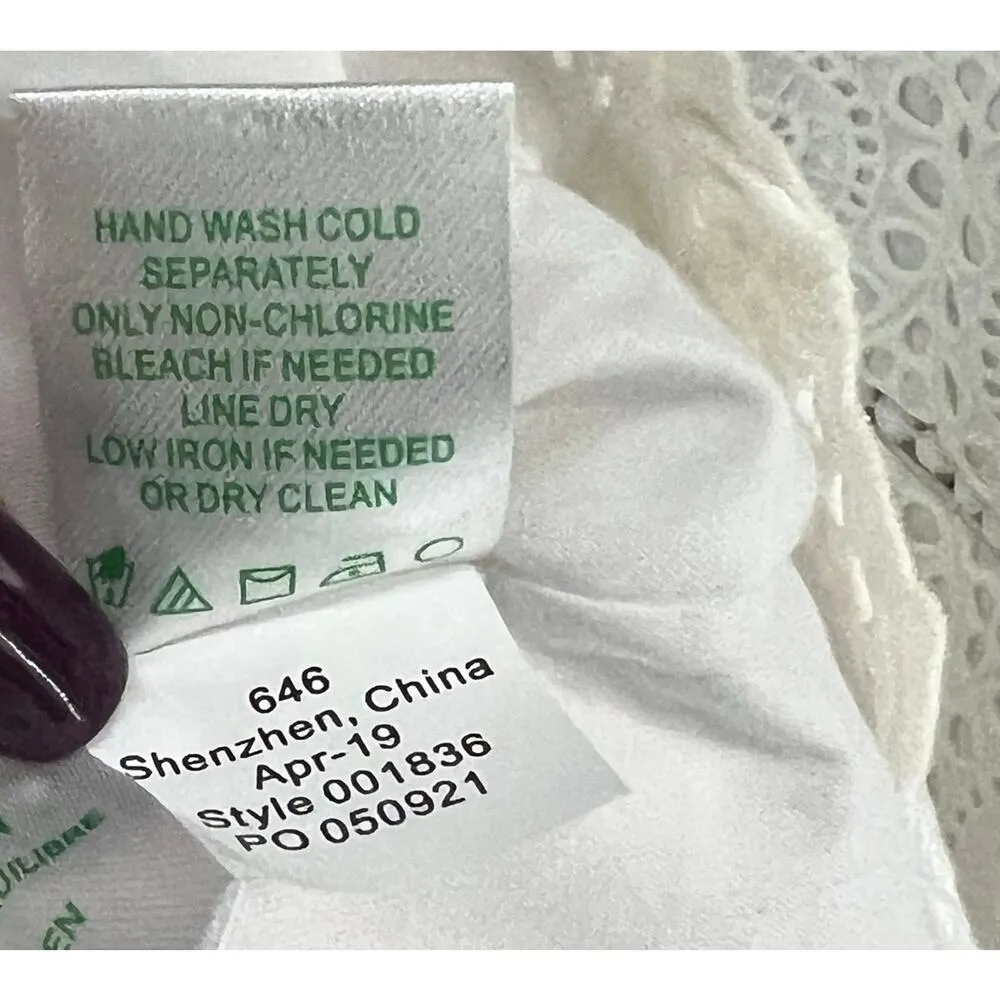 Lilly Pulitzer Dress Womens 16 White Jaida Sand Dollar Eyelet Scallop Hem NWT - Image 15