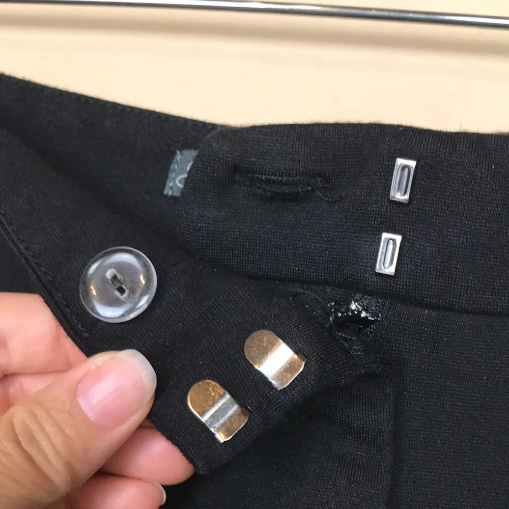 Adrianna Papell Women’s Black Zipper Design Office Career Ankle Pants - Image 5