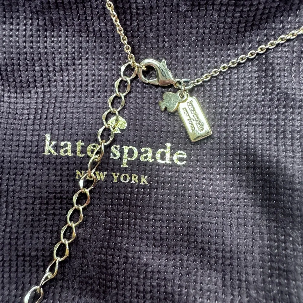Kate Spade Gold Plated Necklace “Spot the Spade” - Image 3