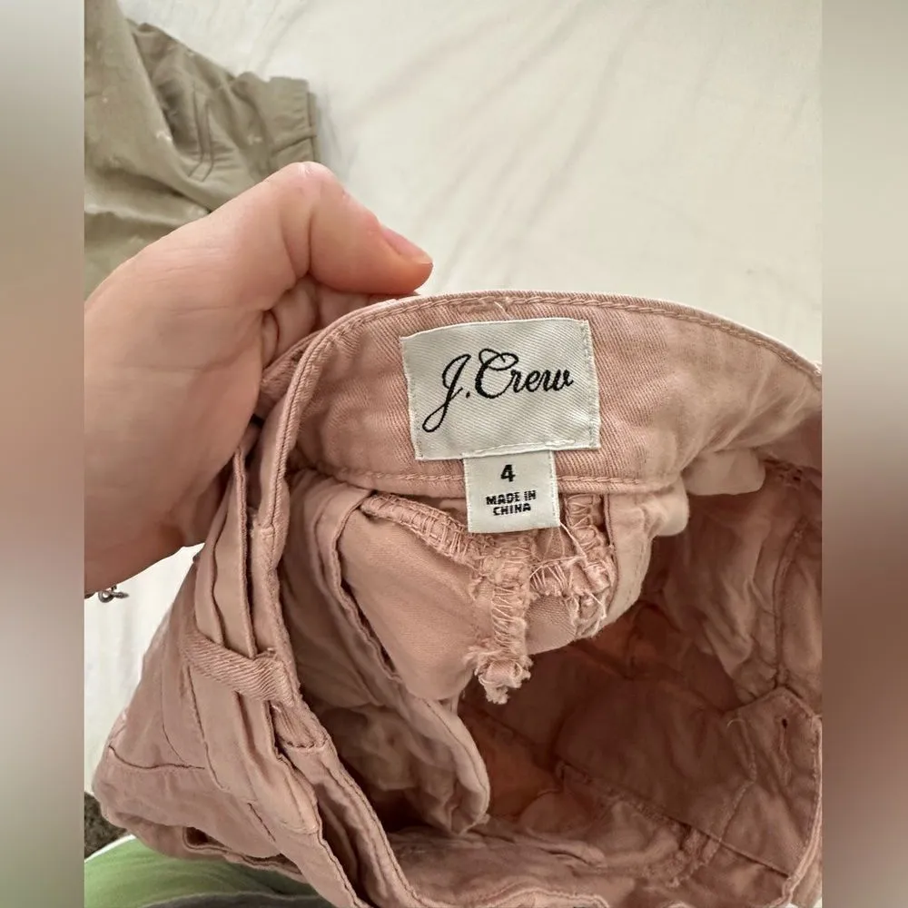 J.Crew Bundle 2  size4:  D-ring patchwork shorts - Image 5