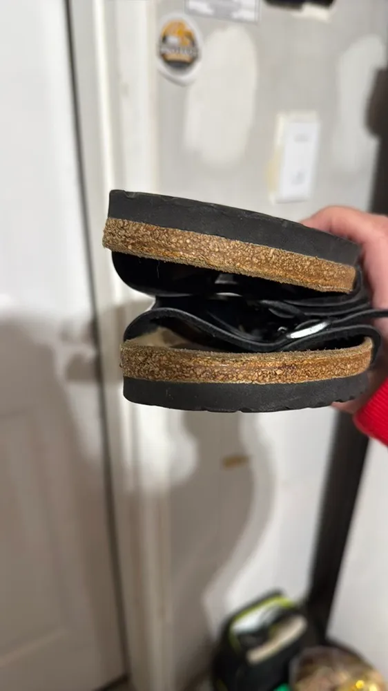 Birkenstock Ibiza Black Patent Leather Sandals Women’s Size 39 - Image 5