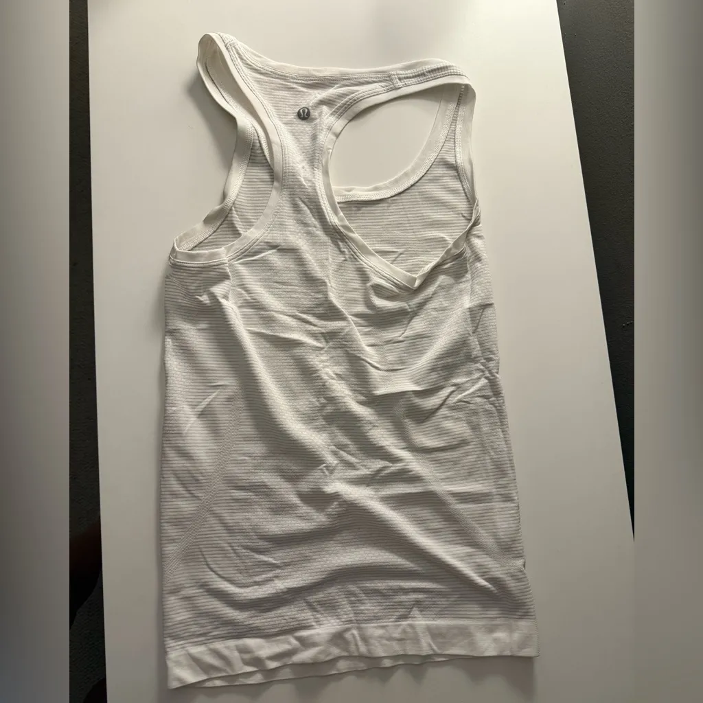 Lululemon White Swiftly Tech Racerback Tank - Image 4