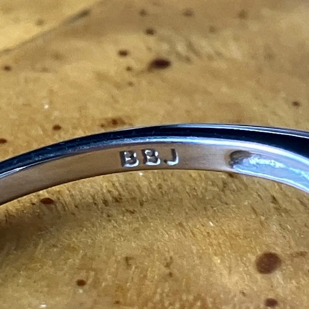 Sky Blue Topaz Sterling Silver Solitaire Ring Size 8 - Image 6