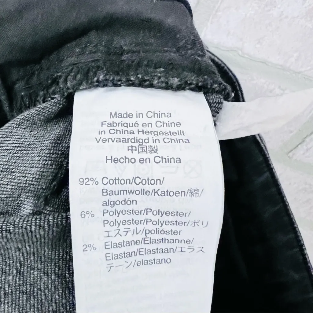 Madewell Curvy Cali-Demi Boot Jeans in Berkeley Black Chewed Hem Edition Size 26 - Image 13