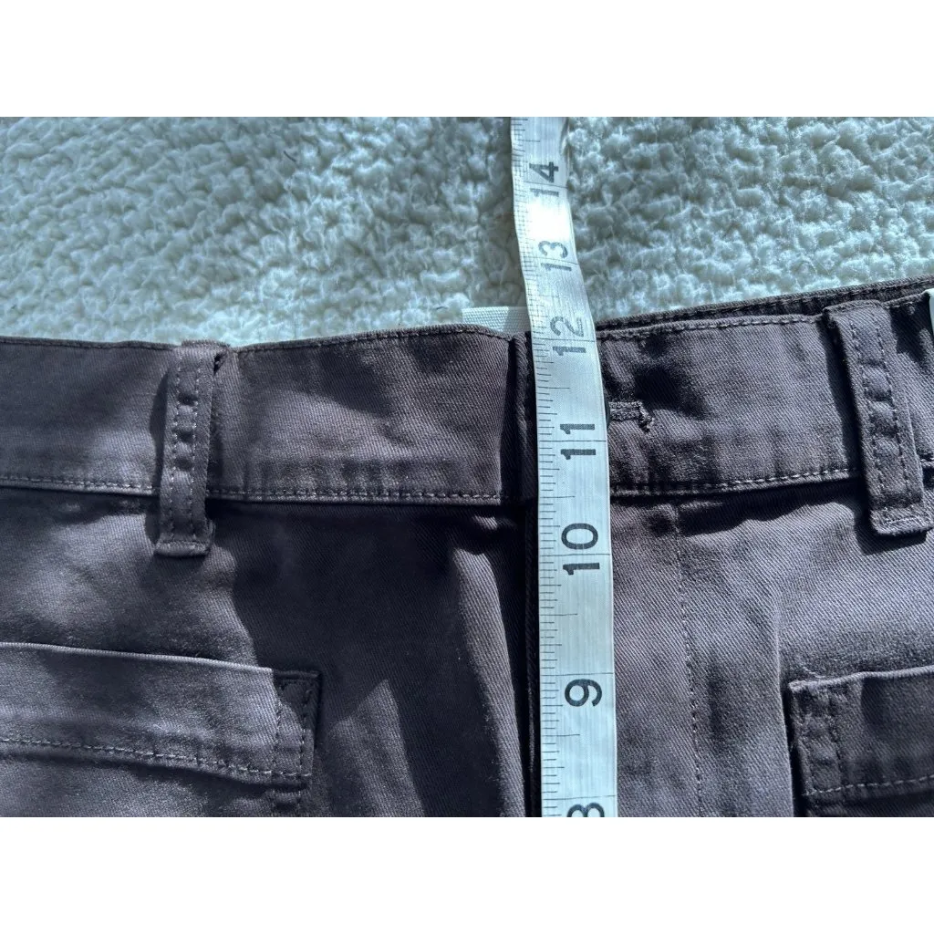 Madewell $128 The Emmett Wide-Leg Full Length Patch Pocket Brown Size 32 #NV173 - Image 10