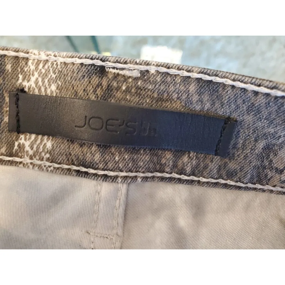 Joe's Jeans Womens Gray Snake Print Belt Loop Mid Rise Skinny Fit Pant 31 - Image 5