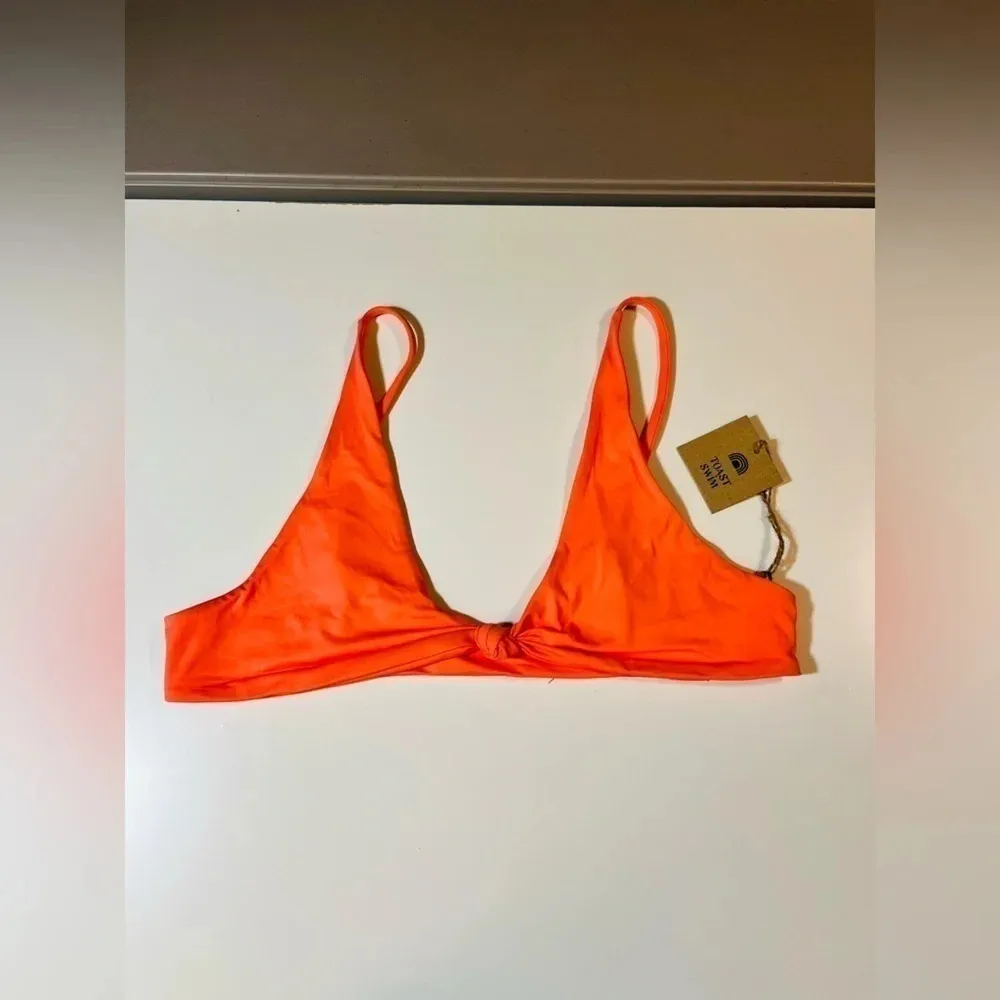 Free People Toast Swim Signature Knot Bikini Top Size XL NWT $50 - Image 3