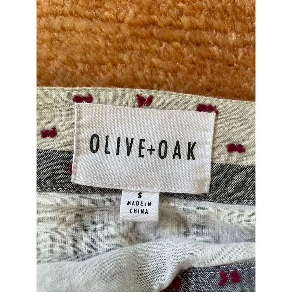 OLIVE+OAK cotton mini skirt - Image 3