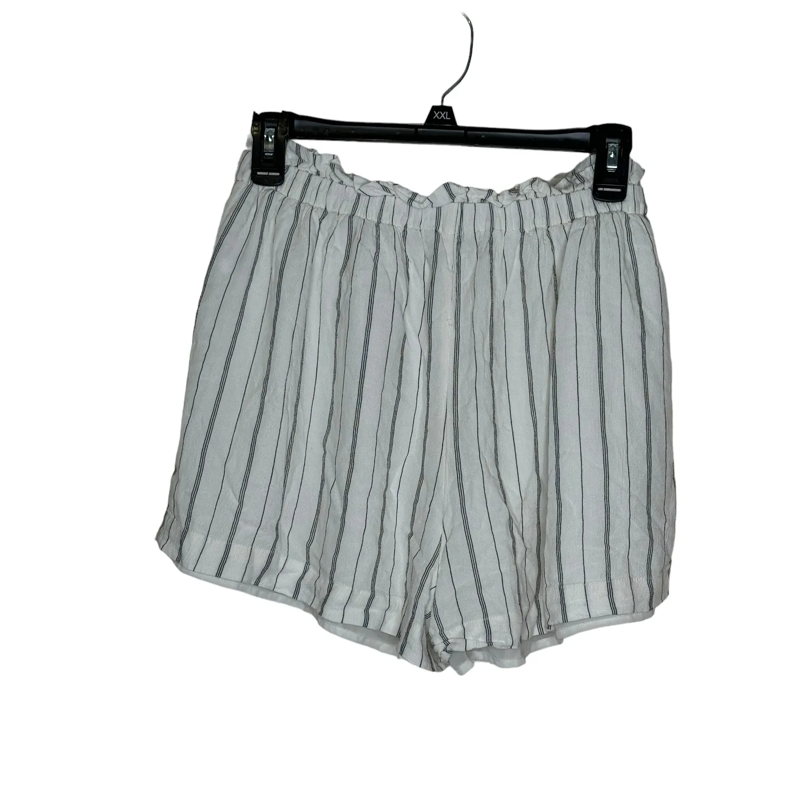 American Eagle Women's Shorts Lined Tie Elastic Waist Striped High - Image 6