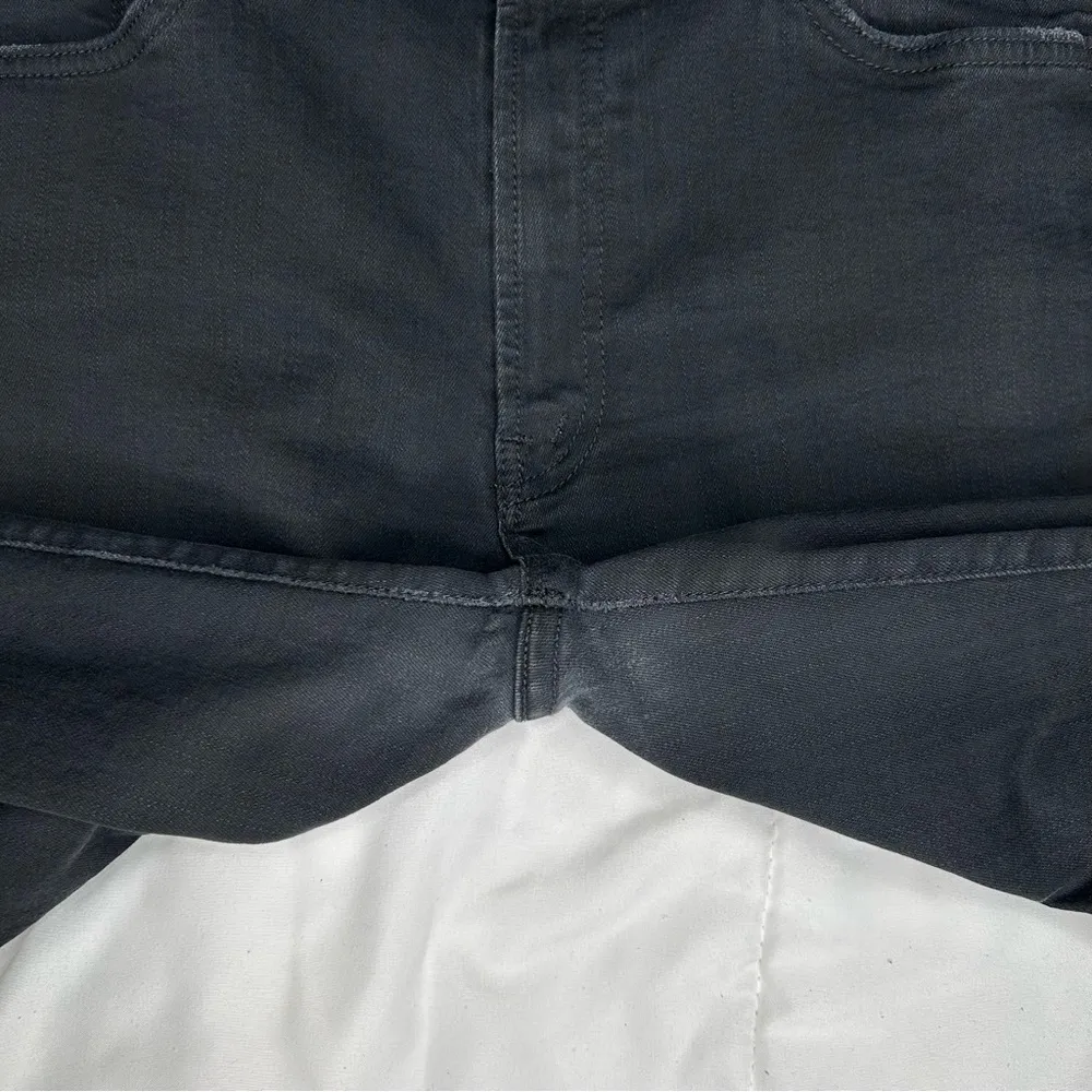 Mother Insider Crop Step Fray jeans Not Guilty 30 Black - Image 13