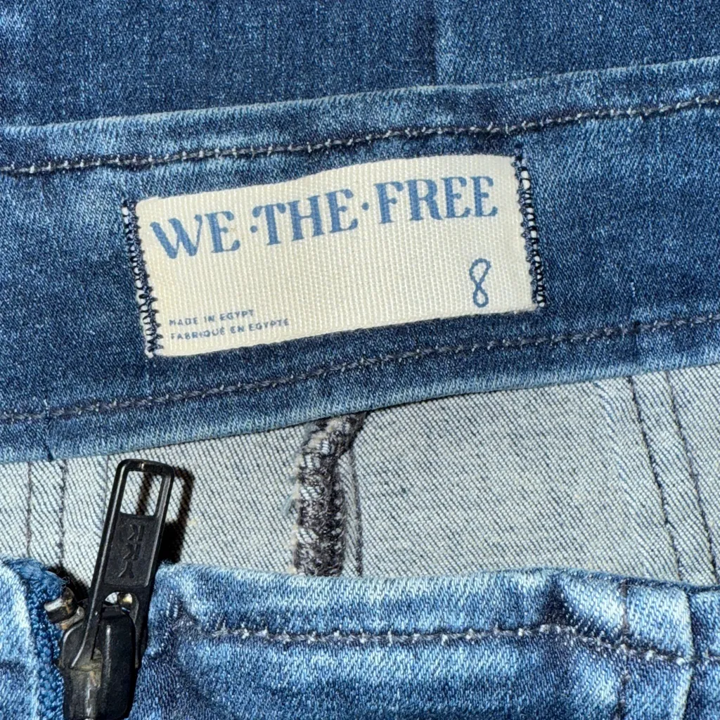 Free People / We the Free Women’s Sz 8 Layla Denim Mini Skirt in Deep Indigo - Image 3