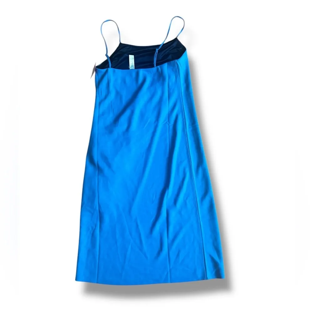 SPANX Carefree Crepe Reversible Slip Dress Indigo Haze Classic Navy NWT size S - Image 12