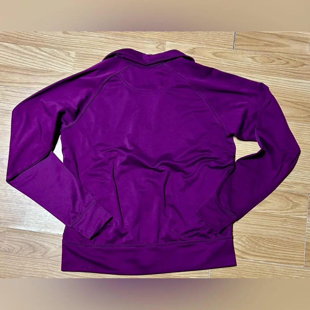 Women's Nike Purple Full Zip Jacket medium fitted - Image 2