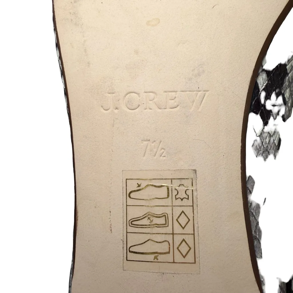 Smoking slippers in snake-embossed leather 7.5 - Image 11