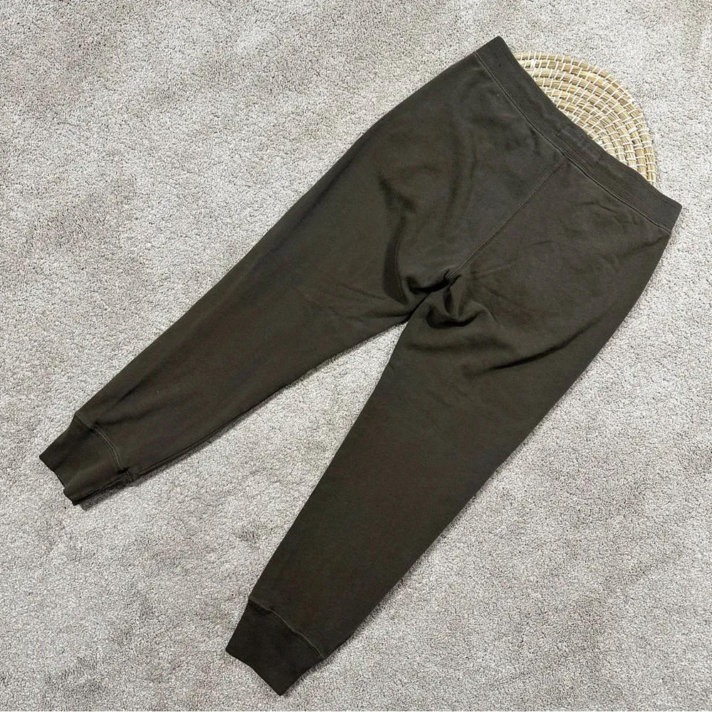 Abercrombie & Fitch Sunday Jogger Logo Sweat Pants Pull On Mid Rise in Green S - Image 5