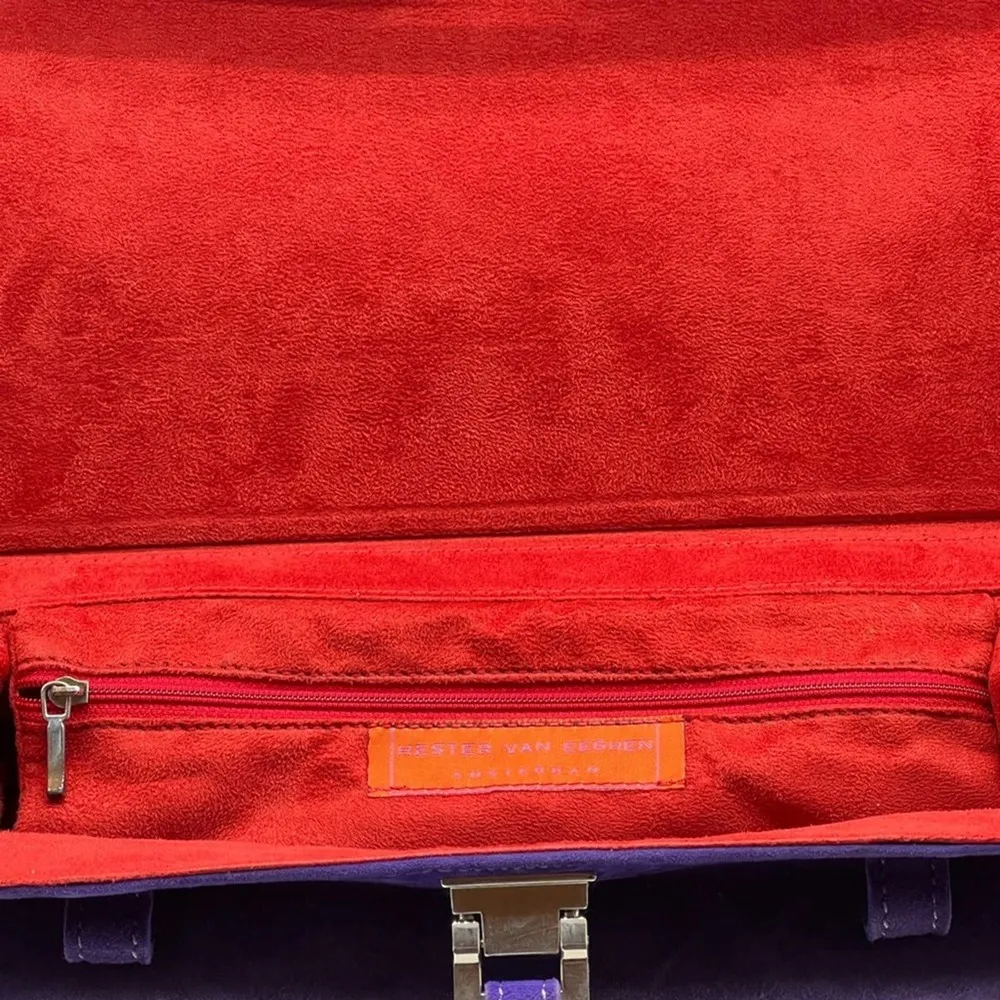 HESTER VAN EEGHEN women’s purple accordion limited edition purse from Amsterdam - Image 8