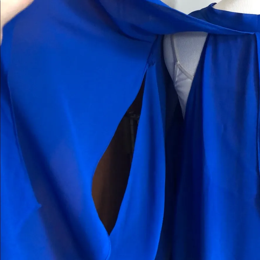Gianni Bini royal blue unique blouse - Image 6