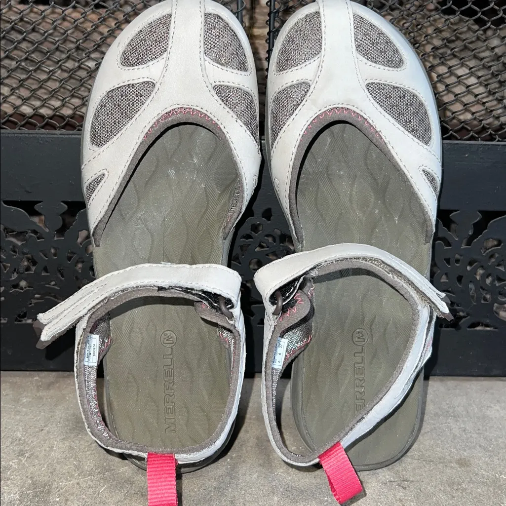 Merrill Slip On Close Toe Aluminum Gray Adjustable Strap - Image 4