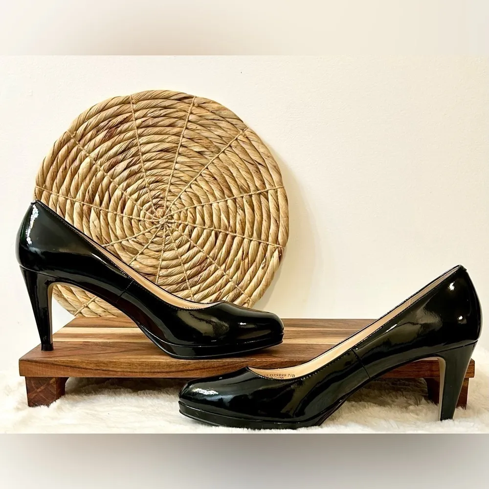 Cole Haan Round Toe Patent Leather Carma Pumps Size 7.5 - Image 6