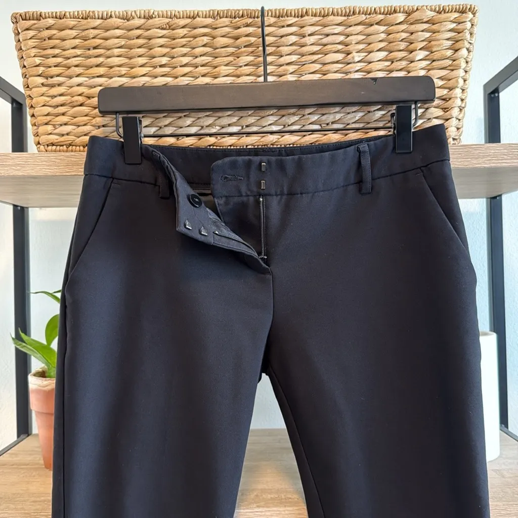 Express Columnist Mid-Rise Woven Cropped Ankle Dress Pant Trouser, 4 - Image 7