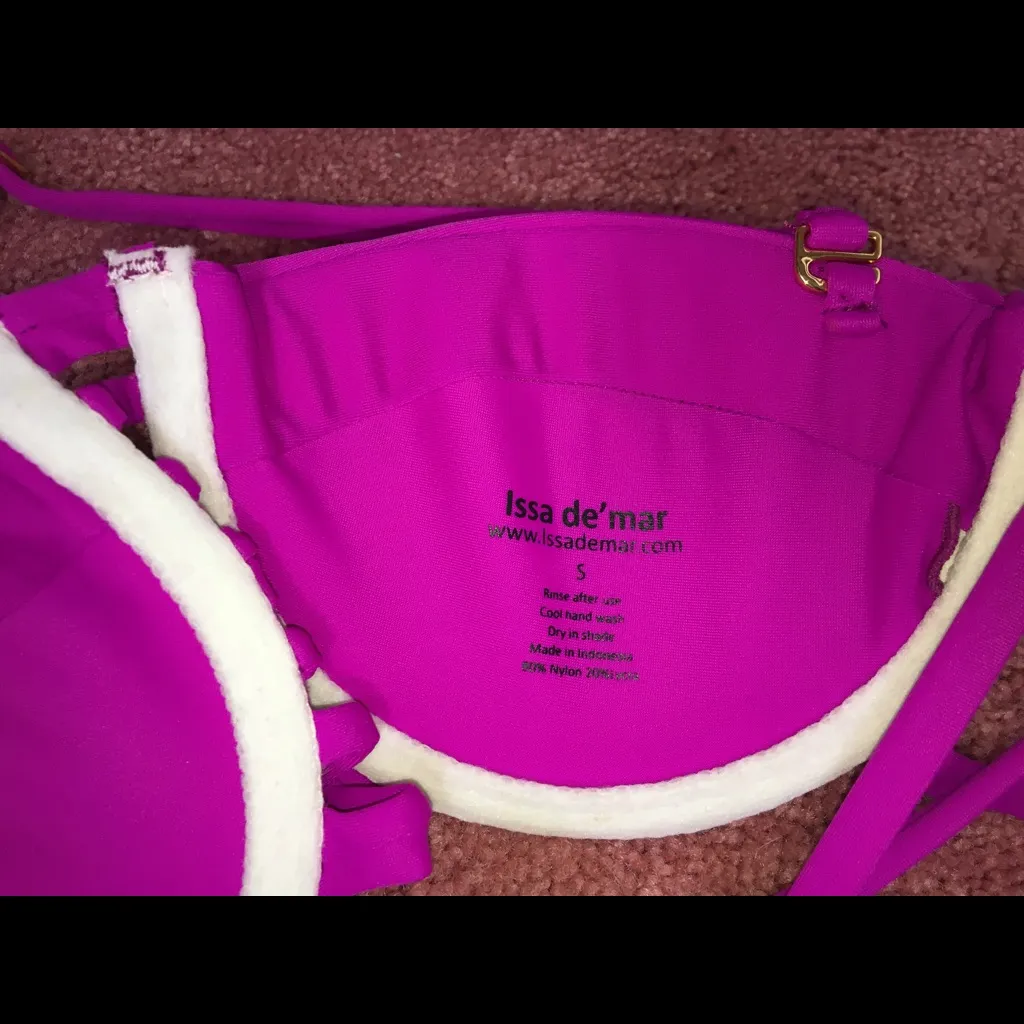 Issa De Mar Moorea top sz small Purple - Image 5